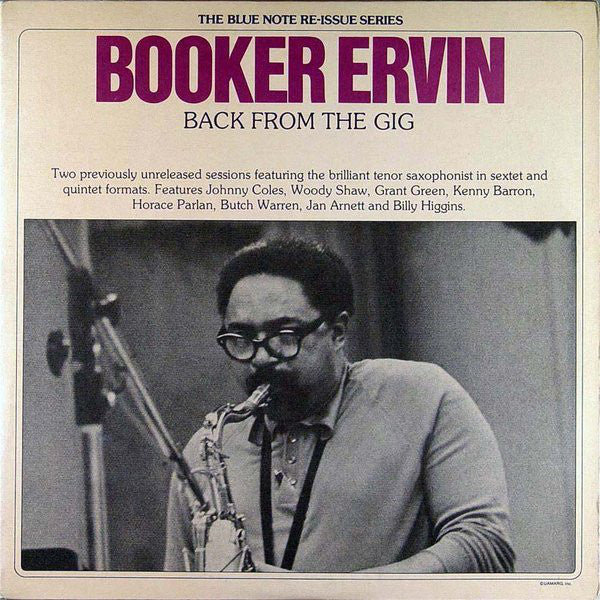 Booker Ervin : Back From The Gig (2xLP, Album)