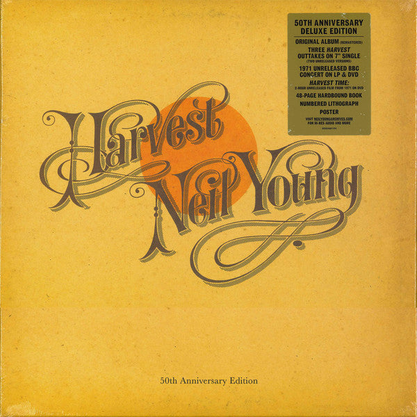 Neil Young : Harvest (Box, Dlx, Num, 50t + LP, Album, RE, RM + LP, BBC +)