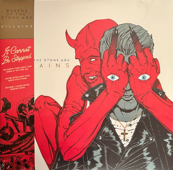 Queens Of The Stone Age : Villains (LP + LP, S/Sided, Etch + Album, Ltd, RE, Whi)