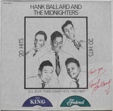 Carica l&#39;immagine nel visualizzatore di Gallery, Hank Ballard &amp; The Midnighters : 20 Hits: All 20 Of Their Chart Hits (1953-1962) (LP, Comp)
