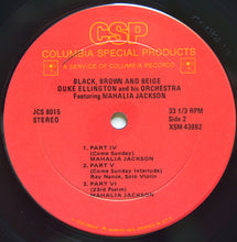 Carica l&#39;immagine nel visualizzatore di Gallery, Duke Ellington And His Orchestra Featuring Mahalia Jackson : Black, Brown And Beige (LP, Album, RE)

