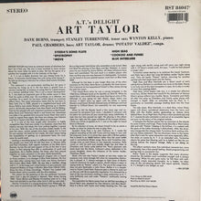 Carica l&#39;immagine nel visualizzatore di Gallery, Art Taylor : A.T.&#39;s Delight (LP, Album, RE, RM, DMM)
