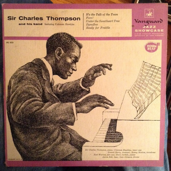 Sir Charles Thompson : Sir Charles Thompson And His Band Featuring  Coleman Hawkins (LP, Album, Mono, RE)