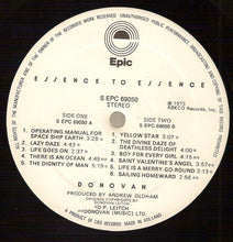 Carica l&#39;immagine nel visualizzatore di Gallery, Donovan : Essence To Essence (LP, Album, Gat)
