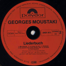 Carica l&#39;immagine nel visualizzatore di Gallery, Georges Moustaki : Liederbuch (2xLP, Comp, Gat)
