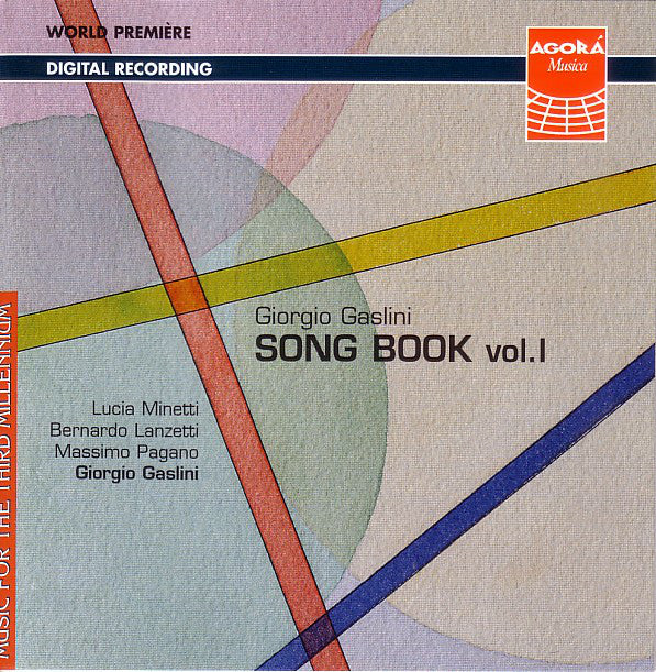 Giorgio Gaslini : Song Book Vol.I (CD, Album)