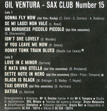 Carica l&#39;immagine nel visualizzatore di Gallery, Gil Ventura : Sax Club Number 15 (LP, Album)
