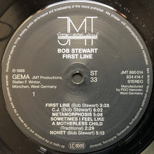 Carica l&#39;immagine nel visualizzatore di Gallery, Bob Stewart : First Line (LP, Album)
