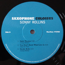 Carica l&#39;immagine nel visualizzatore di Gallery, Sonny Rollins : Saxophone Colossus (LP, Album, Ltd, RE, RM, 180)
