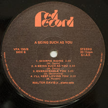 Carica l&#39;immagine nel visualizzatore di Gallery, Walter Davis Jr. : A Being Such As You (LP, Album)
