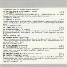 Carica l&#39;immagine nel visualizzatore di Gallery, Coleman Hawkins : The Bop Years (CD, Comp)
