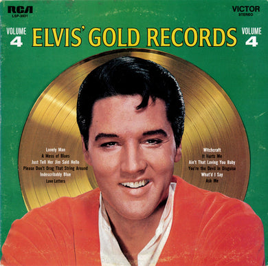 Elvis Presley : Elvis' Gold Records Volume 4 (LP, Comp)