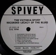 Carica l&#39;immagine nel visualizzatore di Gallery, Victoria Spivey : The Victoria Spivey Recorded Legacy Of The Blues (LP, Comp)
