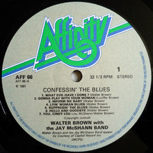 Carica l&#39;immagine nel visualizzatore di Gallery, Walter Brown With The  Jay McShann &amp; His Band : Confessin&#39; The Blues (LP, Comp)
