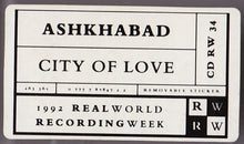 Carica l&#39;immagine nel visualizzatore di Gallery, Ashkhabad : City Of Love (CD, Album)
