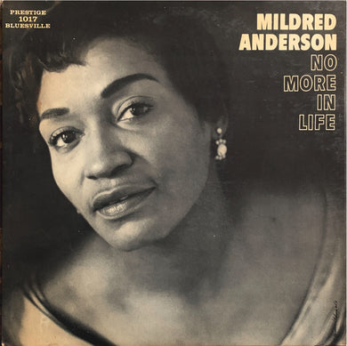 Mildred Anderson : No More In Life (LP, Album, Mono)