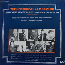 Carica l&#39;immagine nel visualizzatore di Gallery, Various : The Historical Jam Session - Esquire Metropolitan Opera House, New York City - January 18, 1944 (2xLP)
