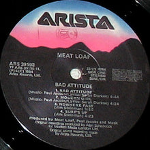 Carica l&#39;immagine nel visualizzatore di Gallery, Meat Loaf : Bad Attitude (LP, Album)
