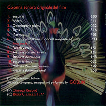 Carica l&#39;immagine nel visualizzatore di Gallery, Goblin : Suspiria (Colonna Sonora Originale Del Film) (CD, Album, RE, RM)

