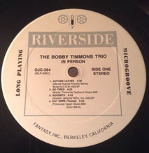 Carica l&#39;immagine nel visualizzatore di Gallery, The Bobby Timmons Trio : In Person (LP, Album, RE, RM)
