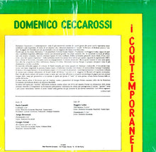 Carica l&#39;immagine nel visualizzatore di Gallery, Domenico Ceccarossi : I Contemporanei (LP, Album)
