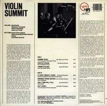Carica l&#39;immagine nel visualizzatore di Gallery, Stuff Smith, Stéphane Grappelli, Svend Asmussen, Jean-Luc Ponty : Violin-Summit (LP, Album, RE)

