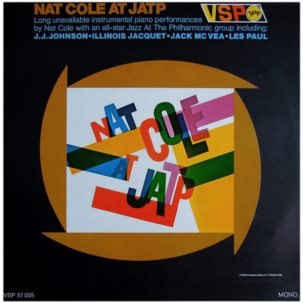 Nat King Cole And Jazz At The Philharmonic : Nat Cole At JATP (LP, Comp, Mono)