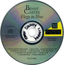 Carica l&#39;immagine nel visualizzatore di Gallery, Benny Carter : Elegy In Blue (CD, Album)
