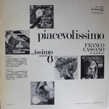 Carica l&#39;immagine nel visualizzatore di Gallery, Franco Cassano : Piacevolissimo (LP)
