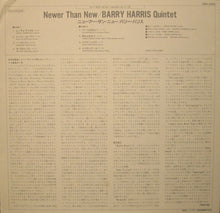 Carica l&#39;immagine nel visualizzatore di Gallery, Barry Harris Quintet : Newer Than New (LP, Album, Ltd, RE)
