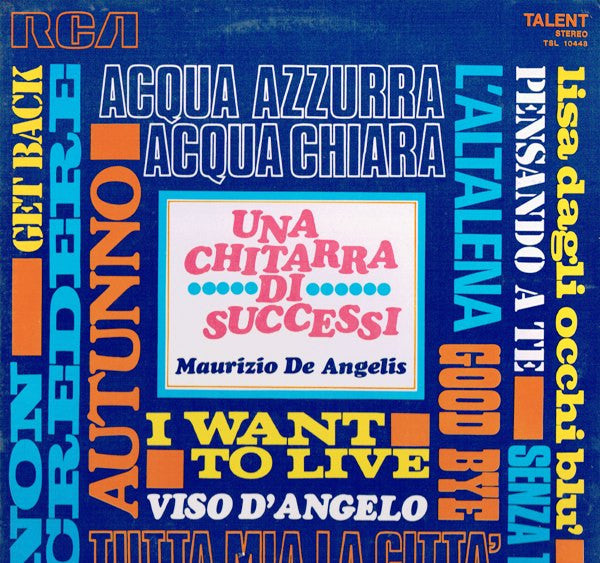 Maurizio De Angelis : Una Chitarra Di Successi (LP, Album)
