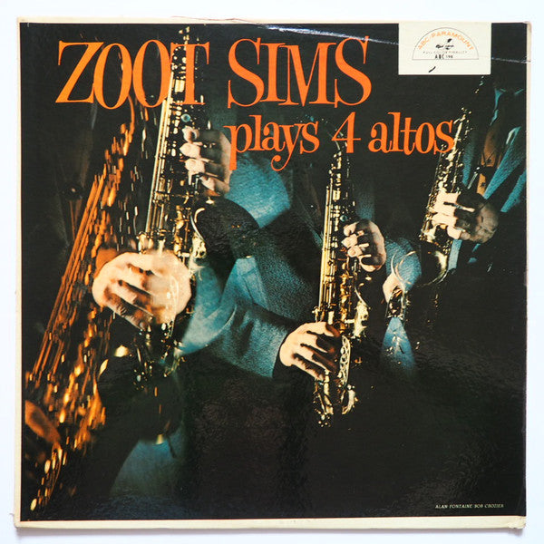 Zoot Sims : Zoot Sims Plays Four Altos (LP)