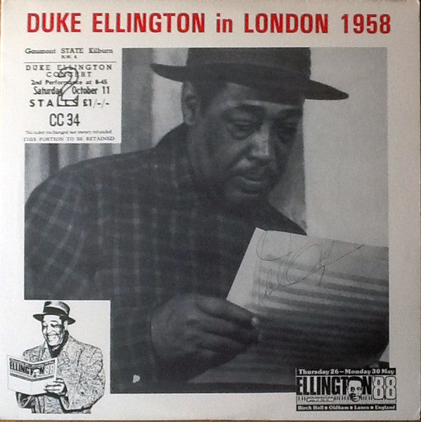 Duke Ellington And His Orchestra : Duke Ellington In London 1958 In Concert (2xLP, Album, Mono, Unofficial)