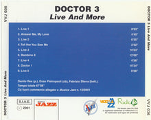 Carica l&#39;immagine nel visualizzatore di Gallery, Doctor 3 : Live And More (CD, Album)
