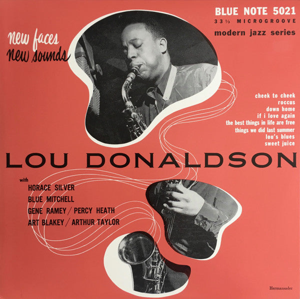 Lou Donaldson : New Faces – New Sounds (LP, Album, RE)