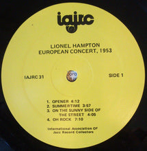 Carica l&#39;immagine nel visualizzatore di Gallery, Lionel Hampton : European Concert, 1953 (LP, Album, Mono)
