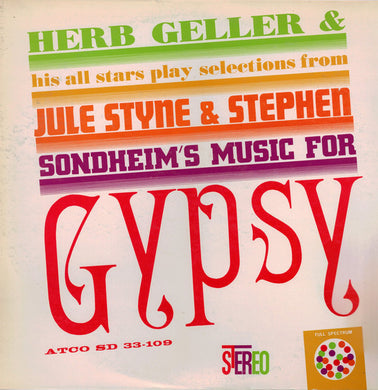Herb Geller & His All Stars : Gypsy (LP, Album, RE)