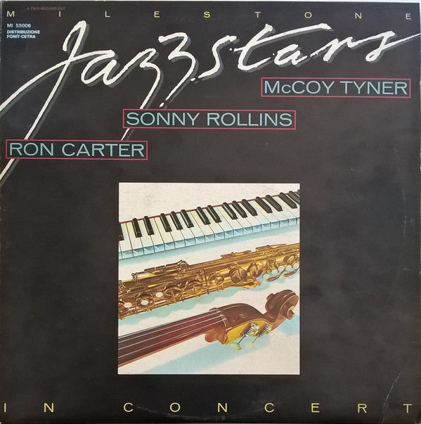 Ron Carter / Sonny Rollins / McCoy Tyner : Milestone Jazzstars In Concert (2xLP, Gat)