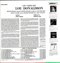 Carica l&#39;immagine nel visualizzatore di Gallery, Lou Donaldson : Lou Takes Off (LP, Album, Mono, RE)
