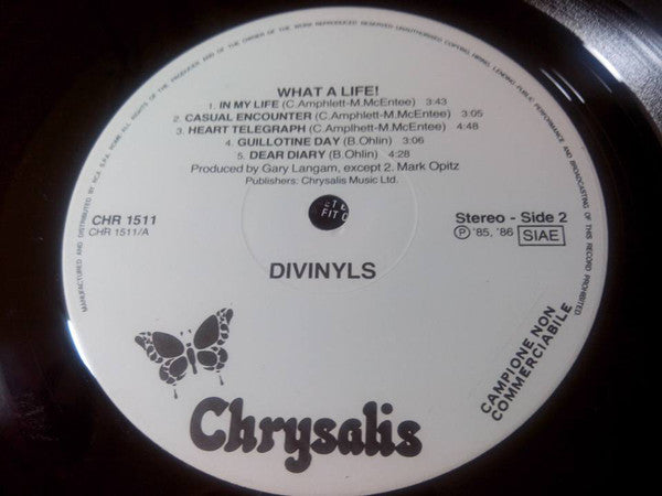 Divinyls : What A Life! (LP, Album, Promo)