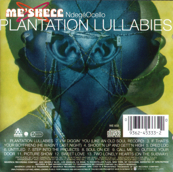 Me'Shell NdegéOcello : Plantation Lullabies (CD, Album)