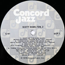 Carica l&#39;immagine nel visualizzatore di Gallery, Scott Hamilton : Scott Hamilton, 2 (LP, Album, RE)
