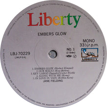 Carica l&#39;immagine nel visualizzatore di Gallery, Jane Fielding With The Kenny Drew Quintet* : Embers Glow (LP, Album, Mono, RE)
