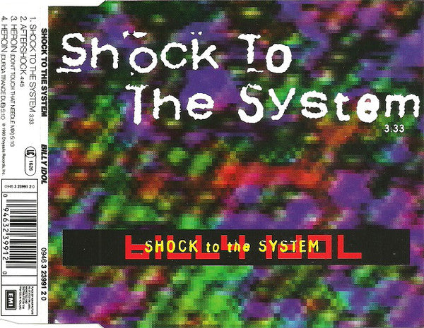 Billy Idol : Shock To The System (CD, Maxi)