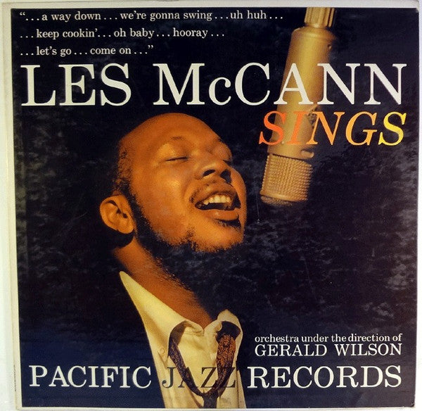 Les McCann, Orchestra Under The Direction Of Gerald Wilson* : Les McCann Sings (LP, Album, Mono)
