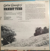 Carica l&#39;immagine nel visualizzatore di Gallery, Ernest Tubb : Great Country (LP, Album)
