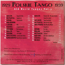 Carica l&#39;immagine nel visualizzatore di Gallery, Various : Polskie Tango 1929 - 1939 (CD, Comp)
