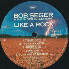 Carica l&#39;immagine nel visualizzatore di Gallery, Bob Seger And The Silver Bullet Band : Like A Rock (LP, Album)
