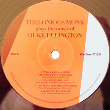 Carica l&#39;immagine nel visualizzatore di Gallery, Thelonious Monk, Oscar Pettiford, Kenny Clarke : Thelonious Monk Plays The Music Of Duke Ellington (LP, Album, Mono, Ltd, RE, 180)
