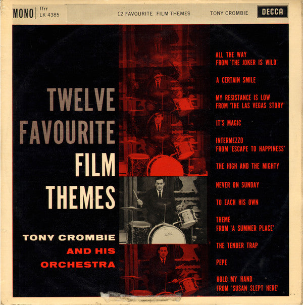 Tony Crombie And His Orchestra : Twelve Favourite Film Themes (LP, Album)